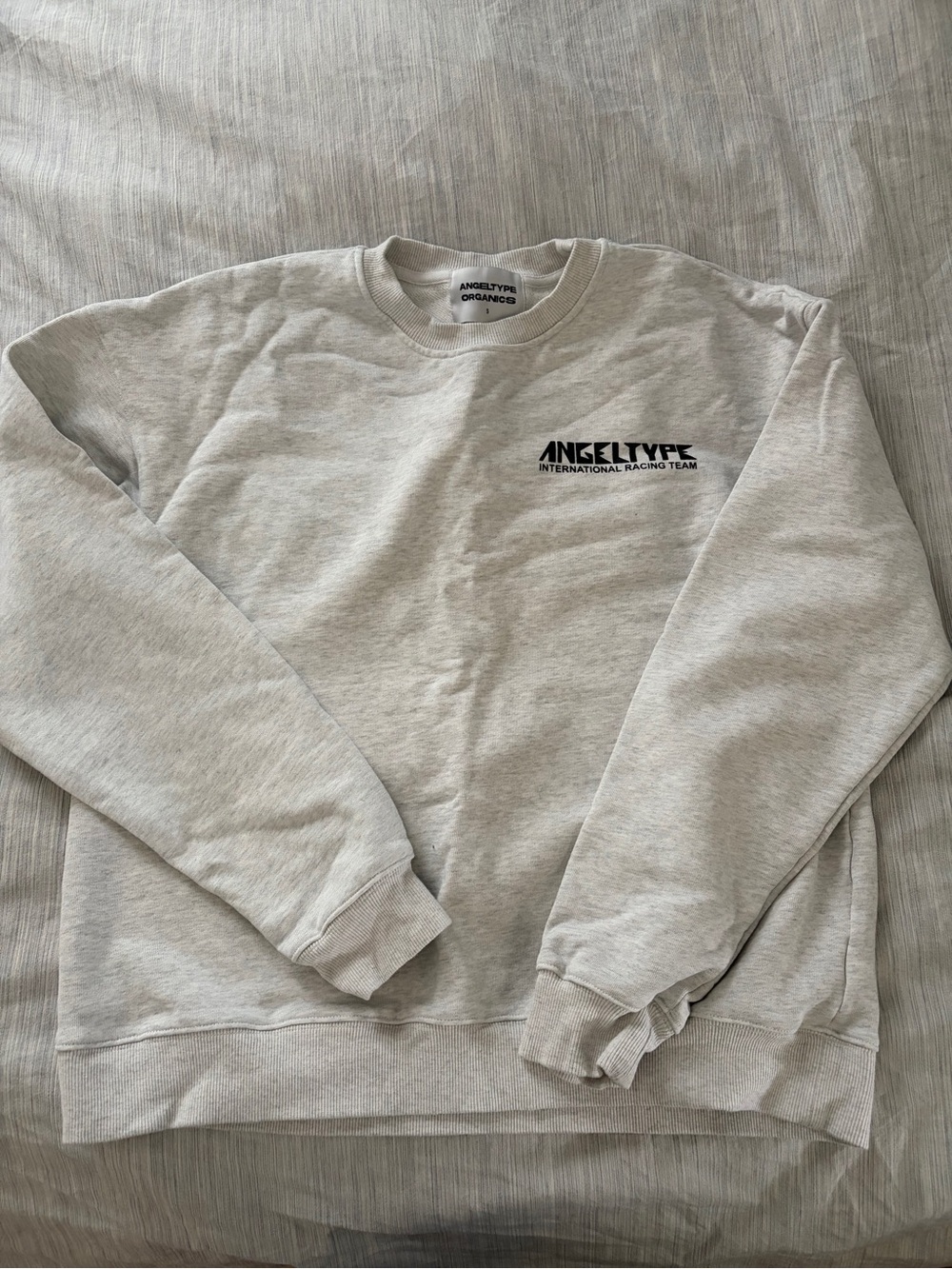 Angeltype Organics Crewneck Sweatshirt Cotton Small